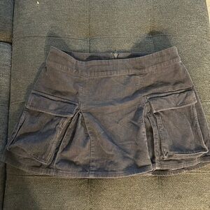 Wild Fable Gray Corduroy Skirt